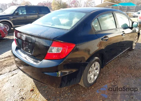 2012 Honda Civic Lx z USA, uszkodzony, nr VIN 19XFB2F54CE389756